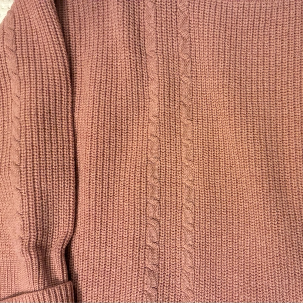 Dalton Vintage Wool Rose Pink Sweater - Picture 4 of 4